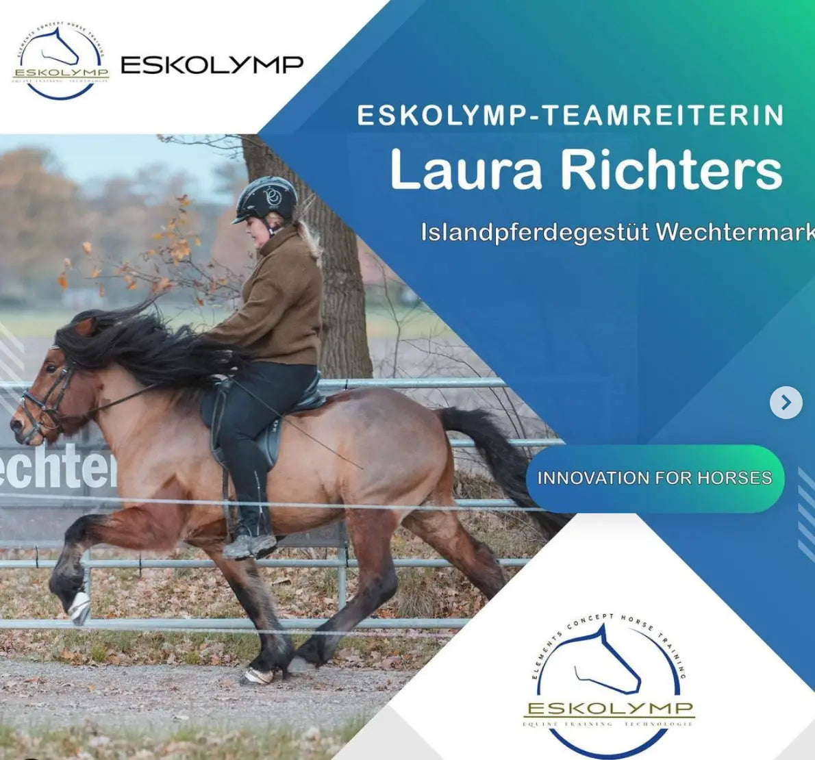 TeamREITERIN-LAURA-RICHTER-vom-Gestüt-Wechtermark ESKOTOMIC