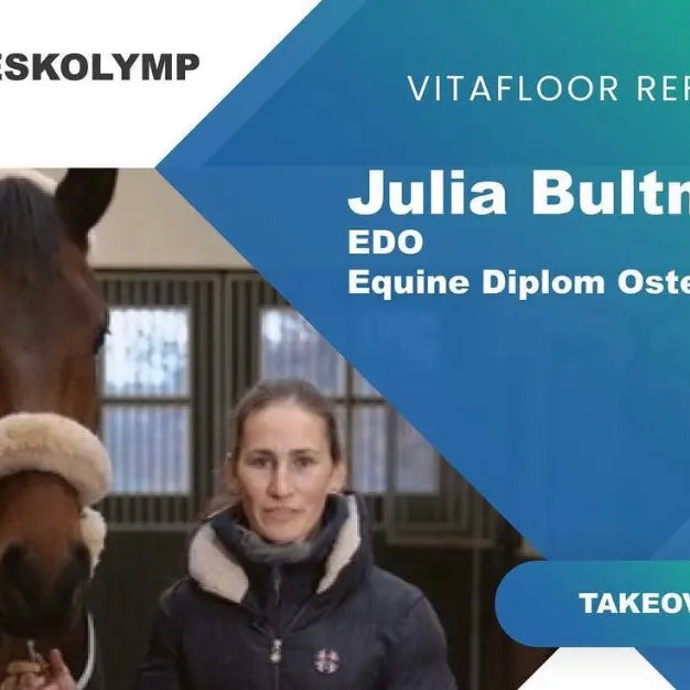 Equine-Diplom-Osteopath-Julia-Bultmann-spricht-über-die-positive-Auswirkung-des-Vitafloors-auf-ihr-Pferd. ESKOTOMIC