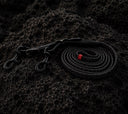 Gummizügel T2 schwarz 'miðja', Schwarz/Rot ESKOTOMIC