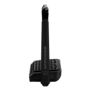 Aero-Steigbügel schwarz eloxiert - 120 mm Trittweite ESKOTOMIC