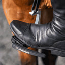 Aero-Steigbügel silber eloxiert - 120 mm Trittweite ESKOTOMIC