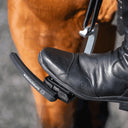 Aero-Steigbügel silber eloxiert - 120 mm Trittweite ESKOTOMIC