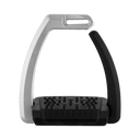 Aero-Steigbügel silber eloxiert - 120 mm Trittweite