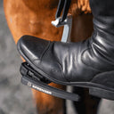 Aero-Steigbügel silber eloxiert - 120 mm Trittweite ESKOTOMIC